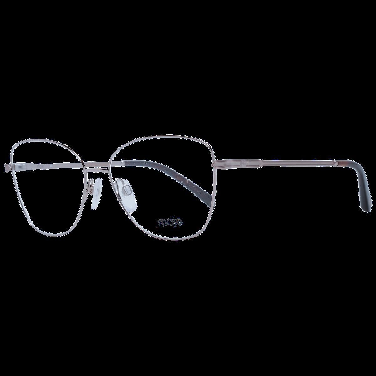 Silberne Cat-Eye Vollrandbrille