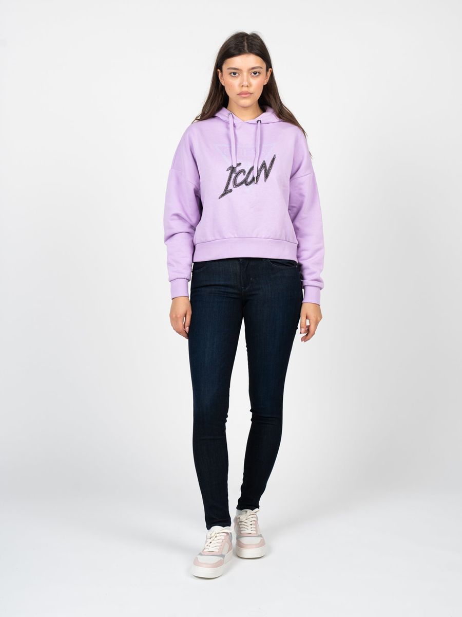 Dunkelblaue Skinny Mid-Rise Jeans