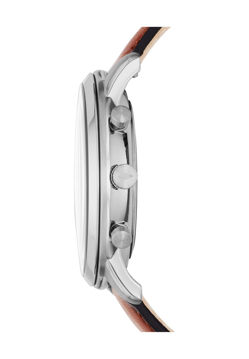 Herren-Chronograph Uhr mit Lederarmband