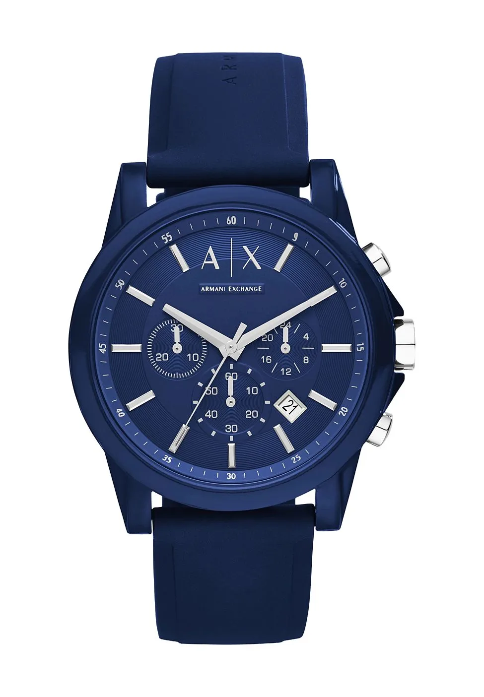 Klassische Herrenuhr mit schwarzem Lederarmband