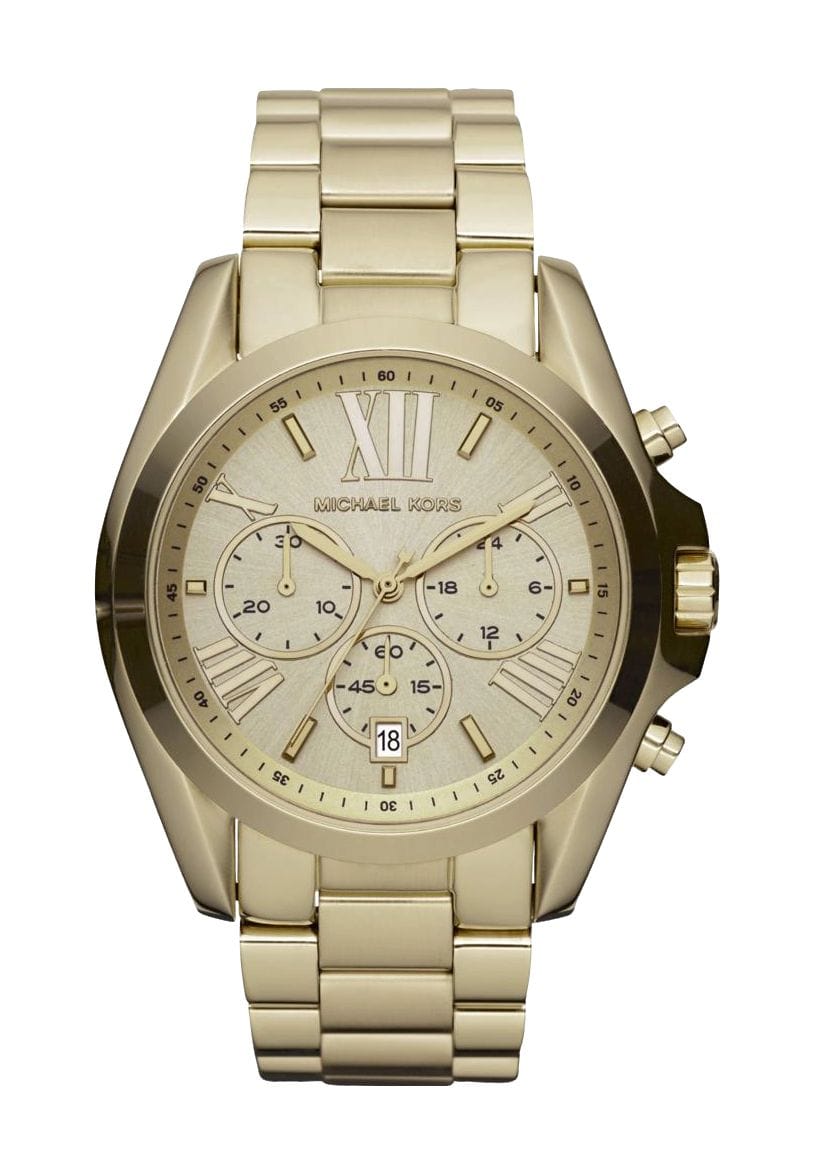 Damen Goldfarbene Chronographenuhr