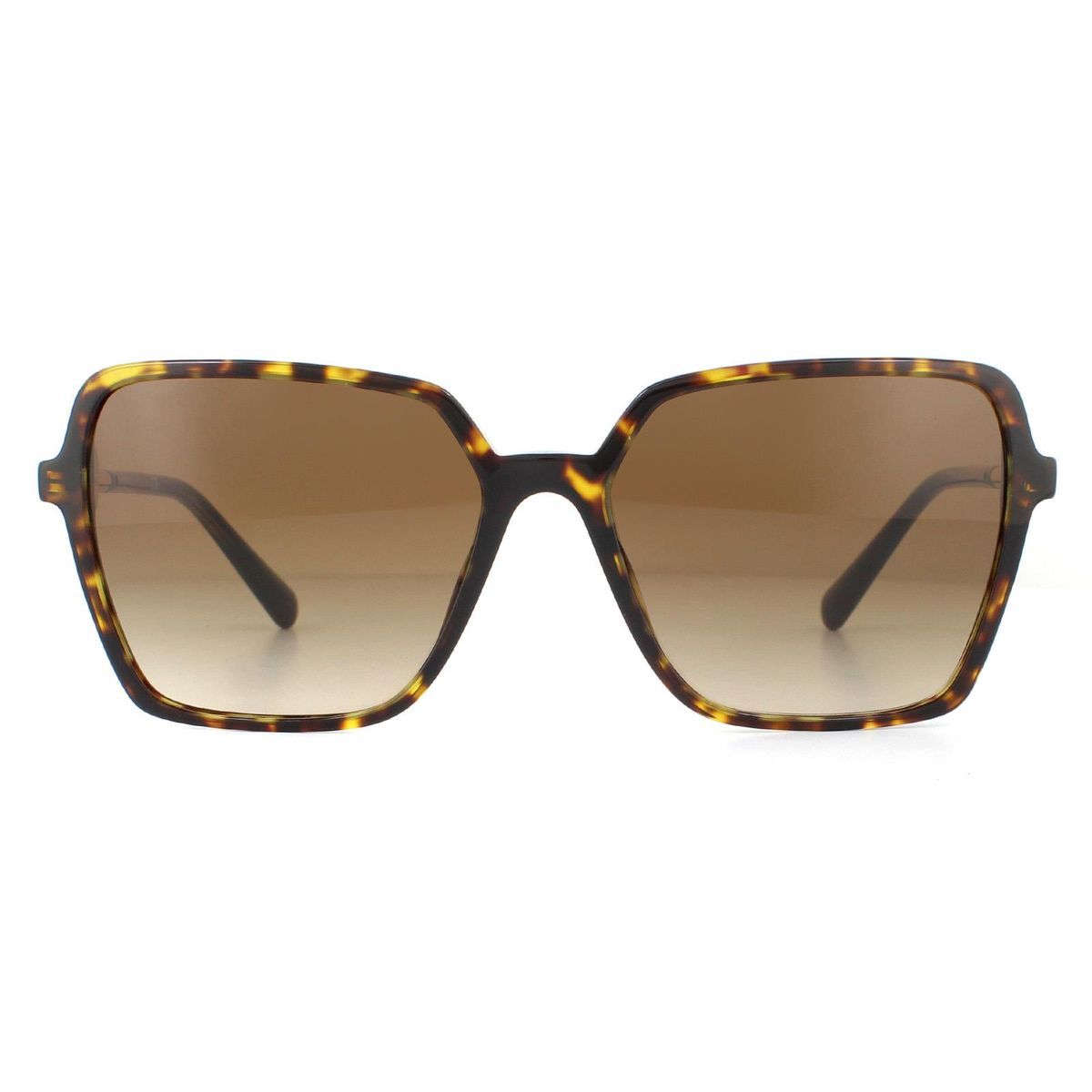 Übergroße quadratische Havana Sonnenbrille