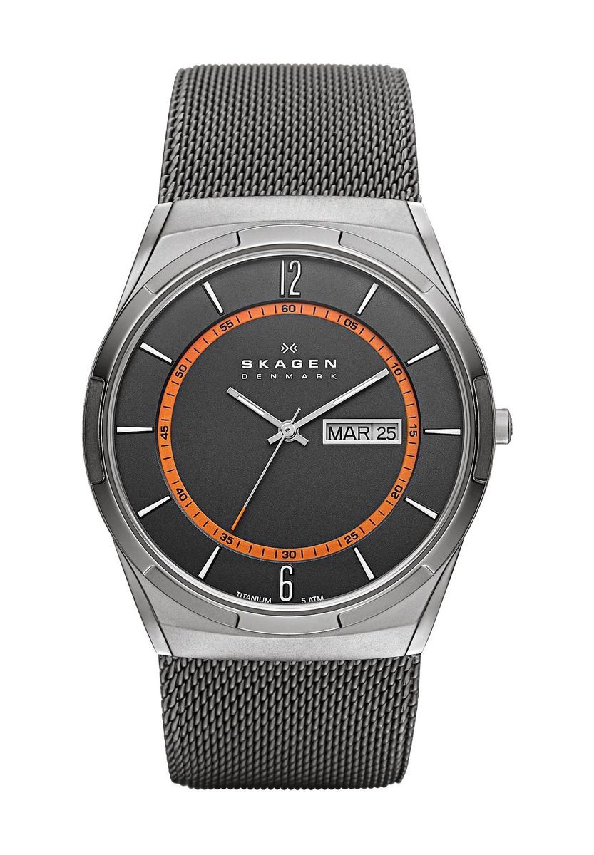 Moderne Herren Titan Mesh Uhr