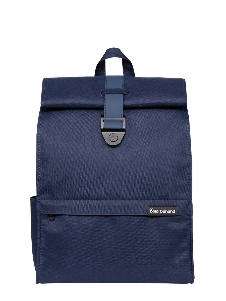 Minimalistischer Rucksack mit Klappdeckel und Schnalle