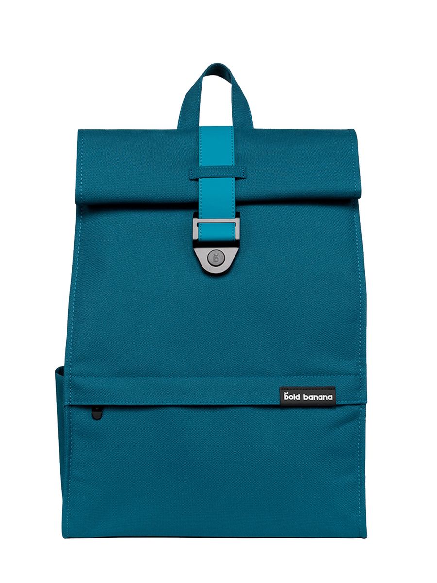 Minimalistischer Rucksack mit Klappdeckel und Schnalle