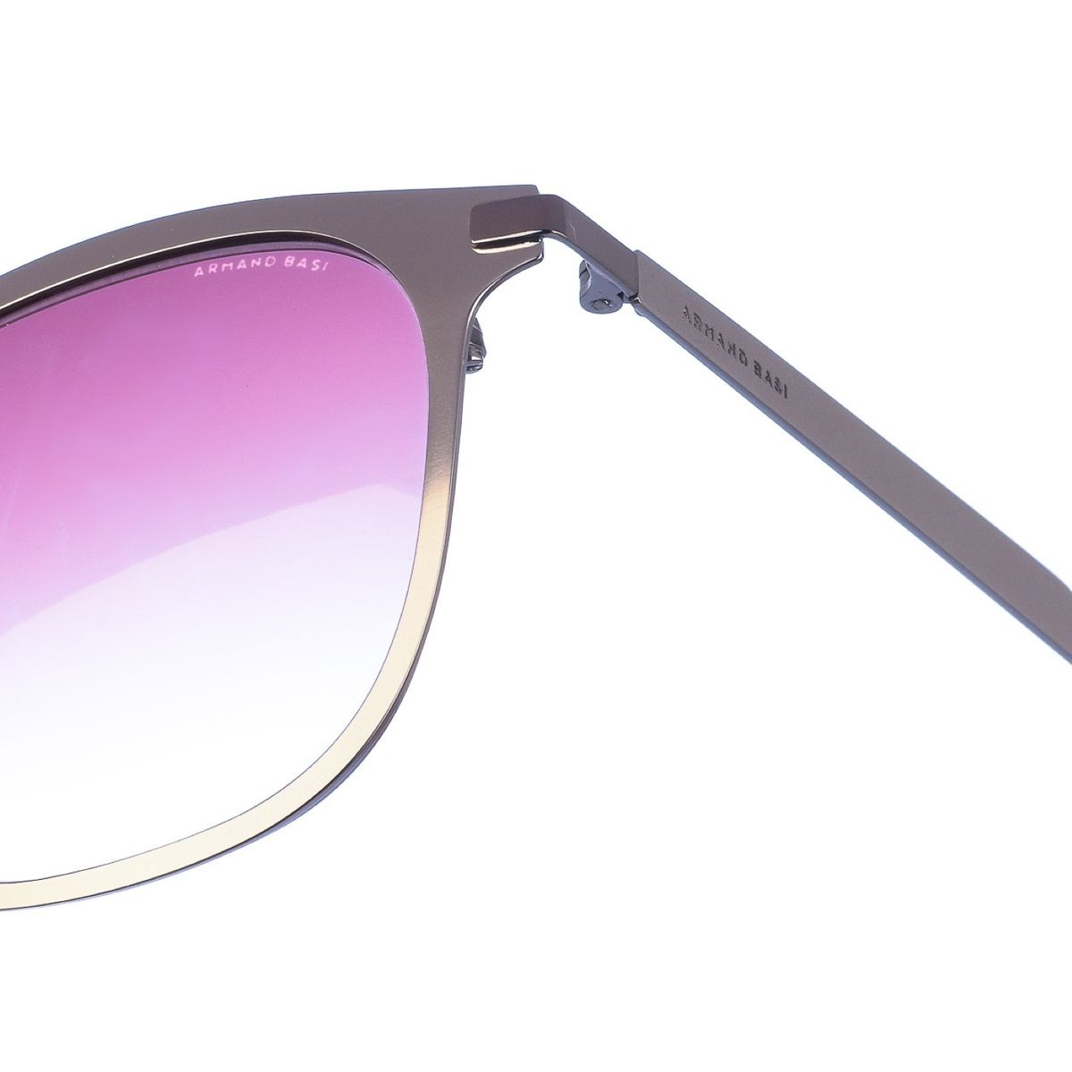 Elegante ovale Sonnenbrille mit Metallrahmen