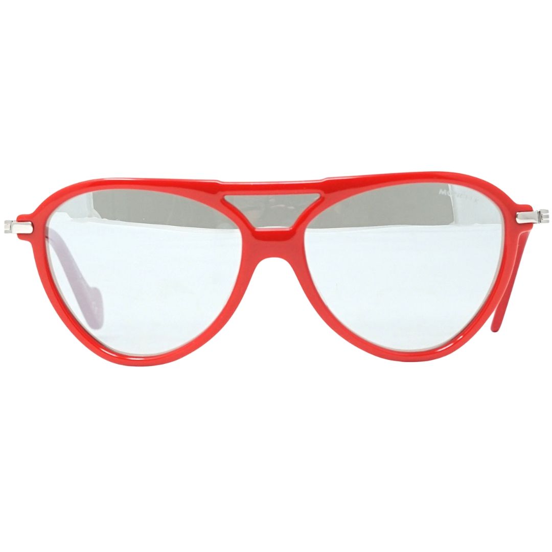 Rote Pilotenbrille
