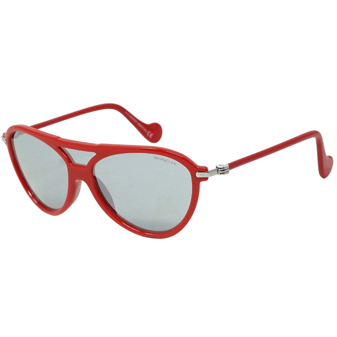 Markante Schild-Sonnenbrille im Pilotenstil