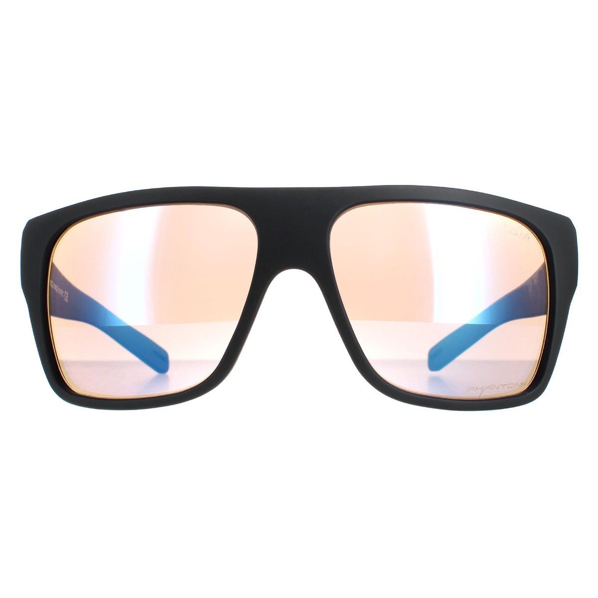 Matte schwarze quadratische Sonnenbrille