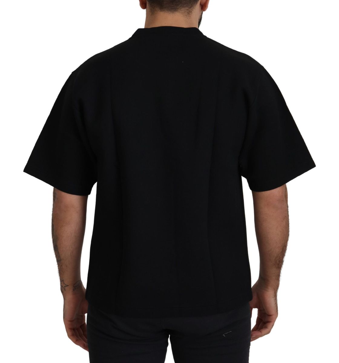 Baumwoll-T-Shirt mit Graffiti-Logo