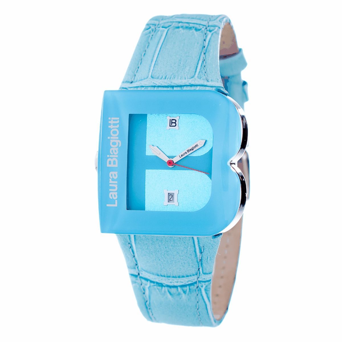Laura Biagiotti blaue Statement-Uhr