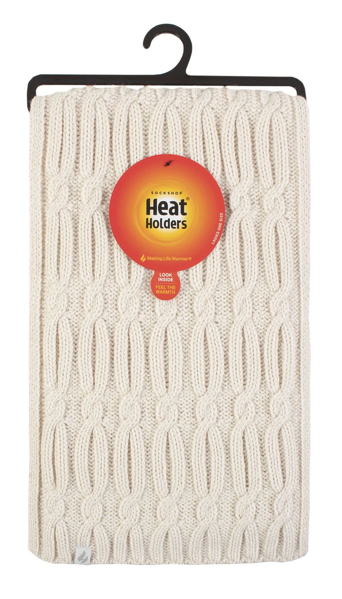 Strickschal mit Fleece-Futter