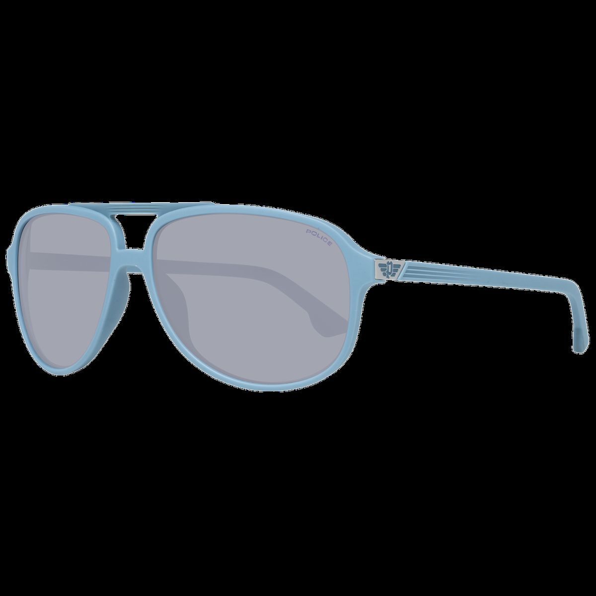 Pilotenbrille mit blauem Rahmen