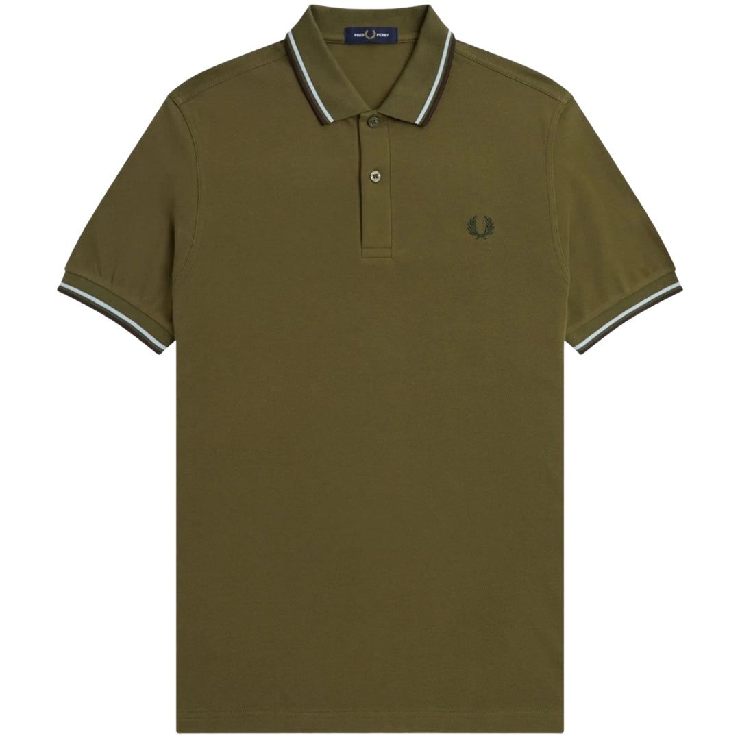 Baumwoll-Piqué-Polohemd mit Twin Tipped