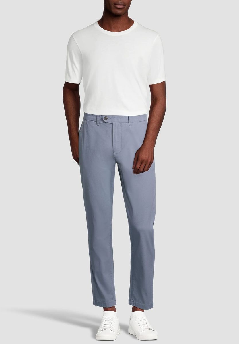 Klassische Stretch-Baumwoll-Chinohose