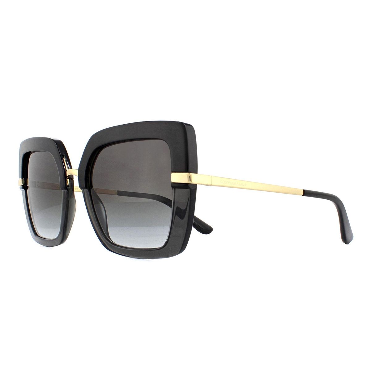 Glamouröse quadratische Sonnenbrille mit Farbverlauf