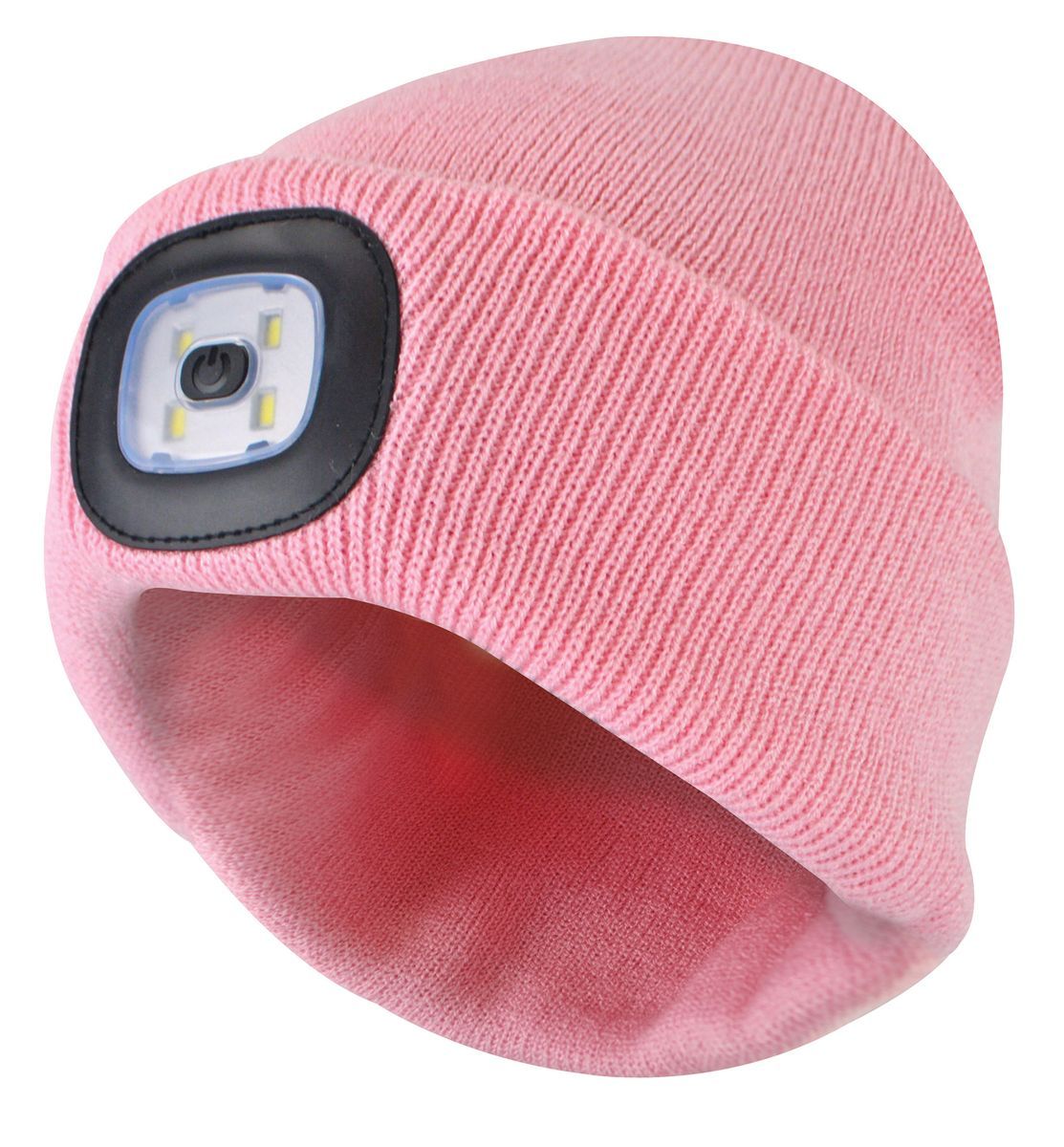 Gestrickte LED-Mütze mit Licht