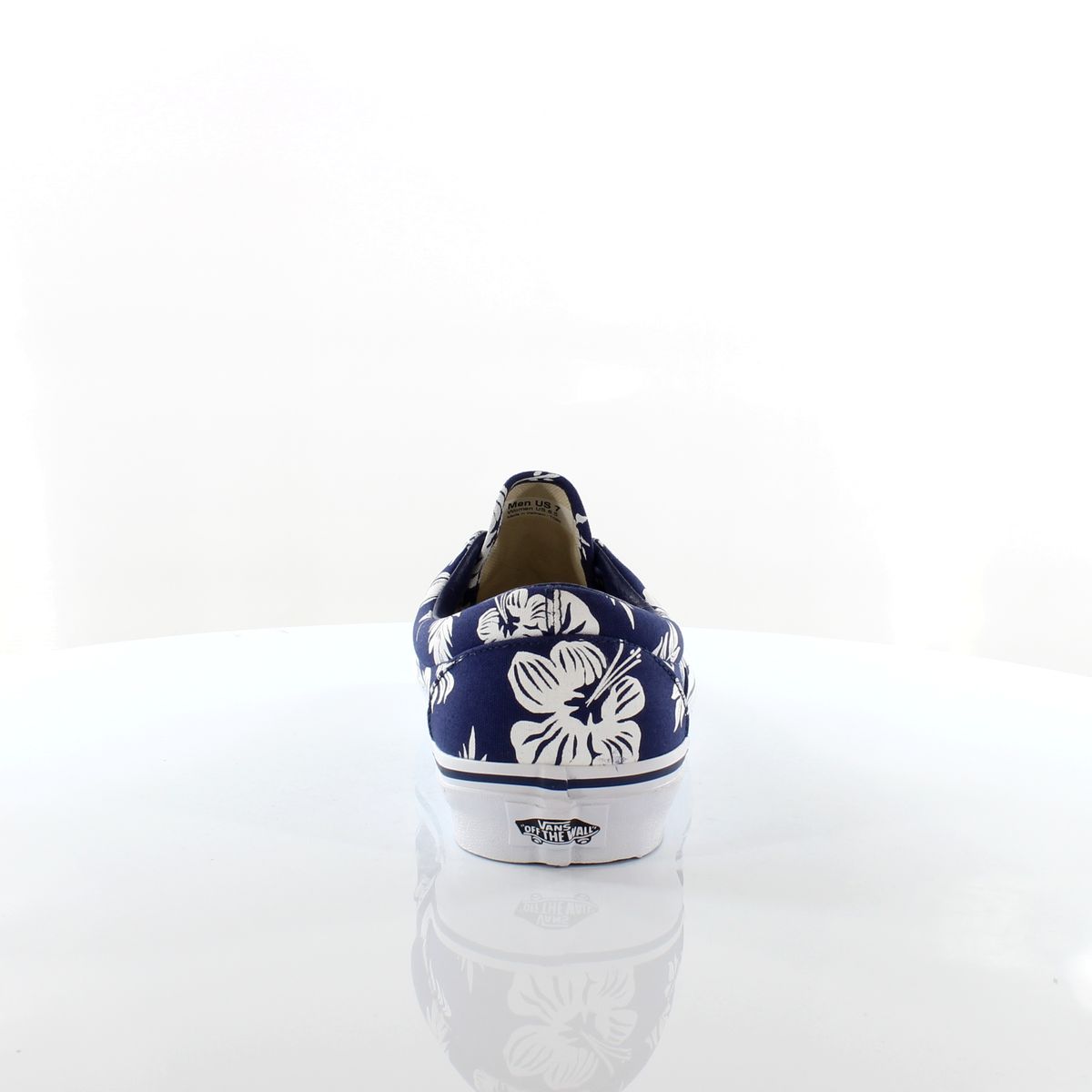 Canvas-Sneaker mit tropischem Hibiskus-Print