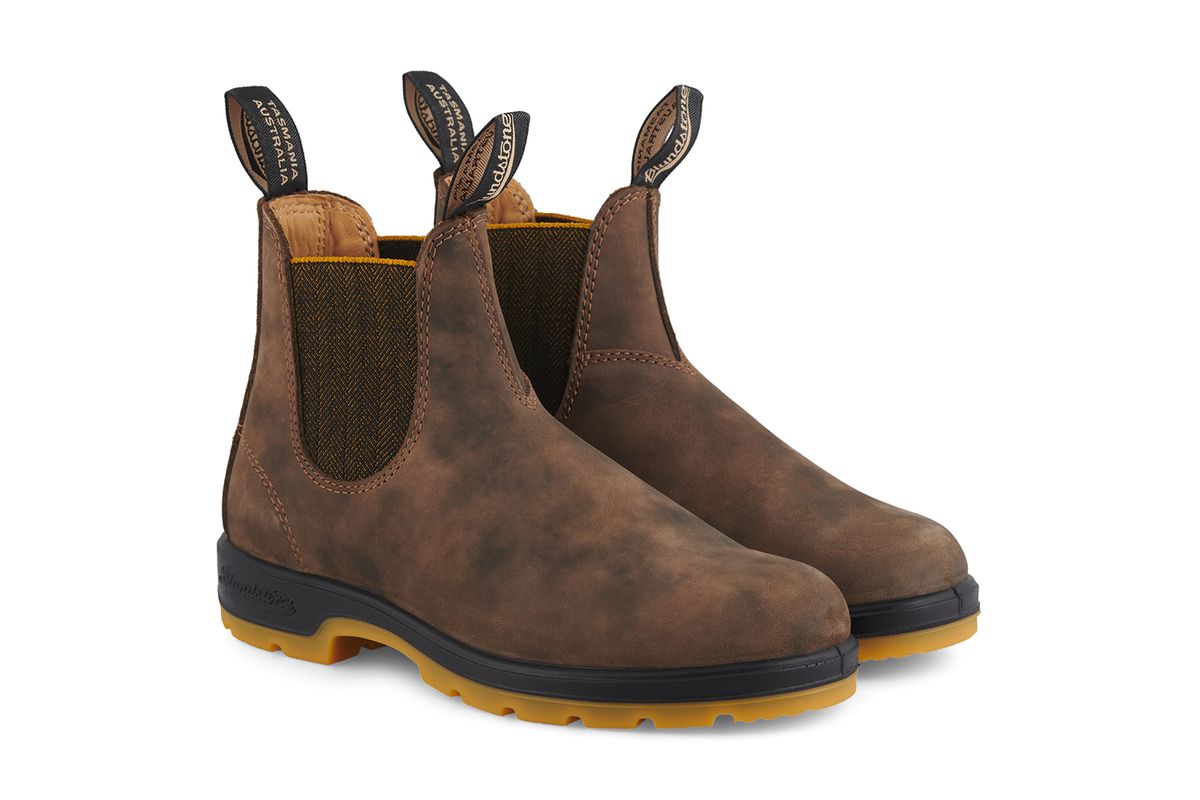 Rustikale Chelsea-Boots aus Leder