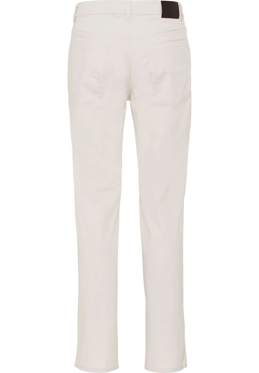 Herren Beige Five-Pocket Hose mit geradem Bein