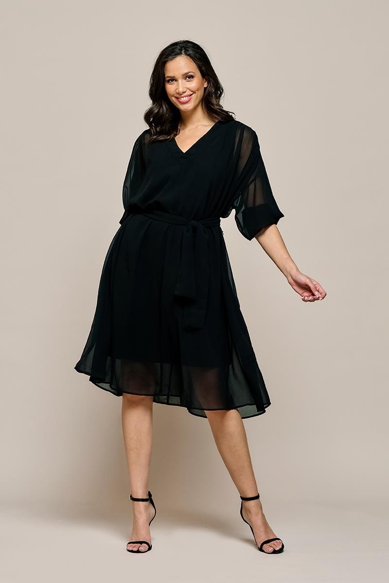 Hazel-Kaftan Schwarz