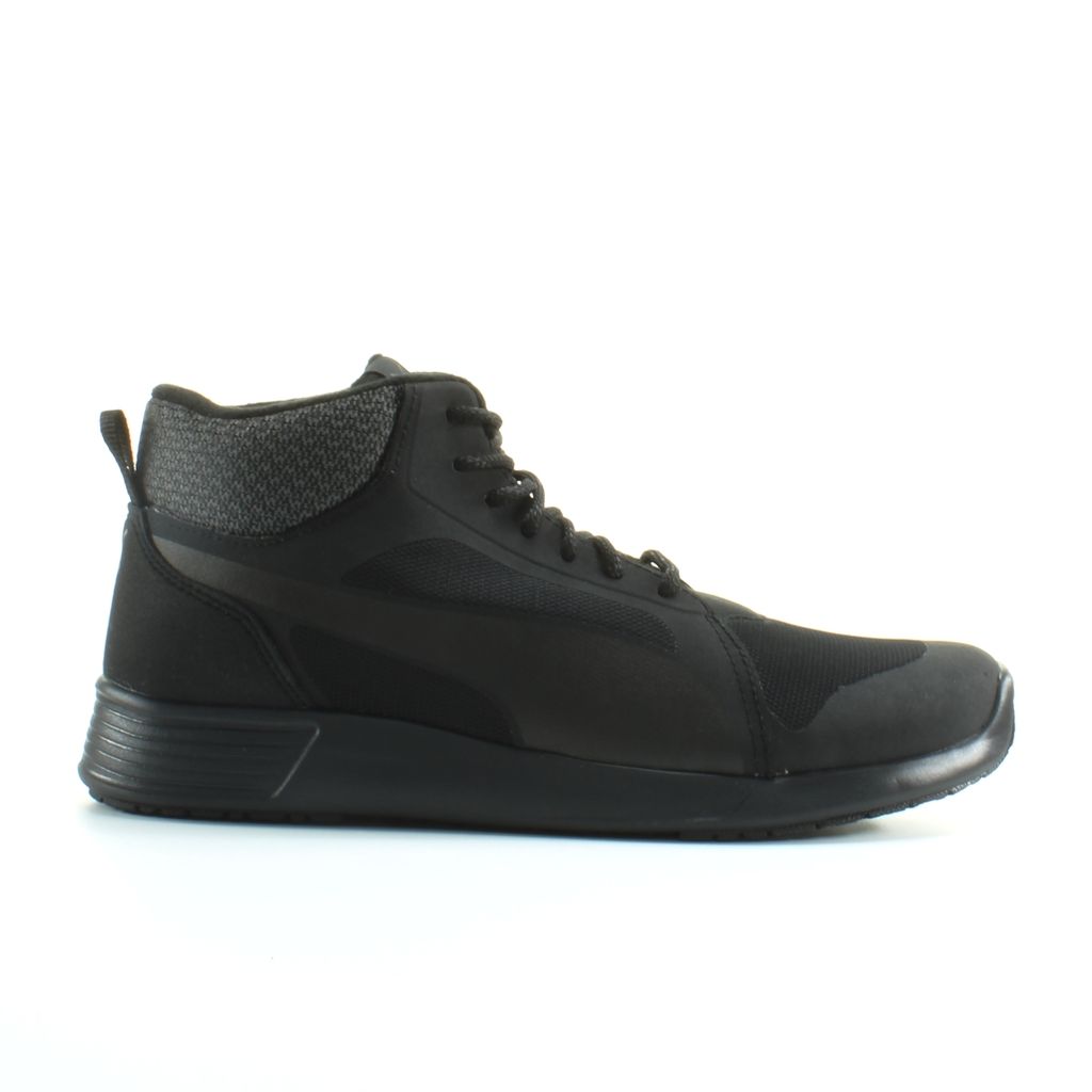 Schwarzer Mid-Top Sneaker für Herren