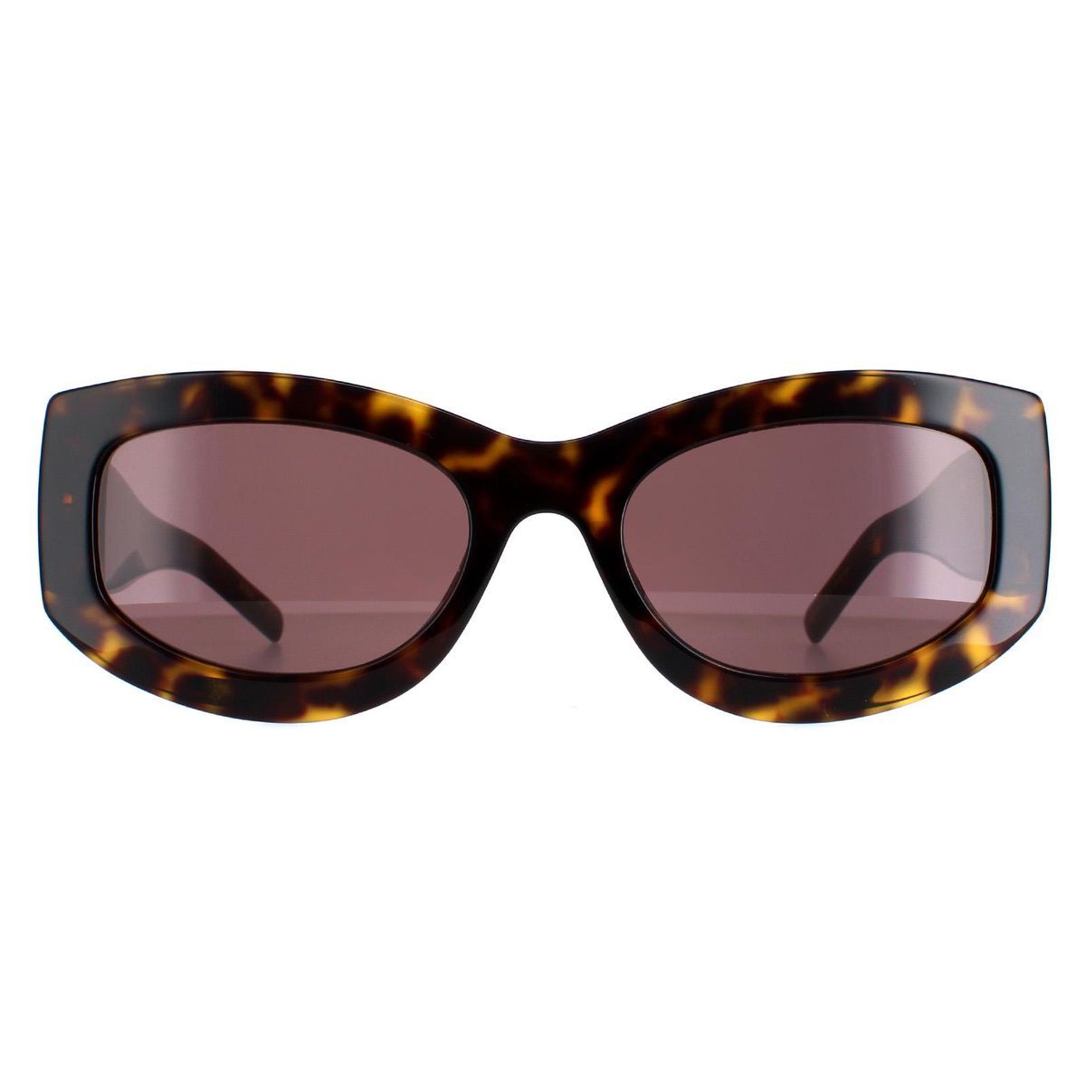 Markante rechteckige Schildpatt-Sonnenbrille