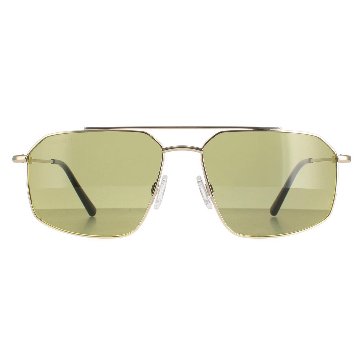 Aviator Sonnenbrille mit grünen Gläsern
