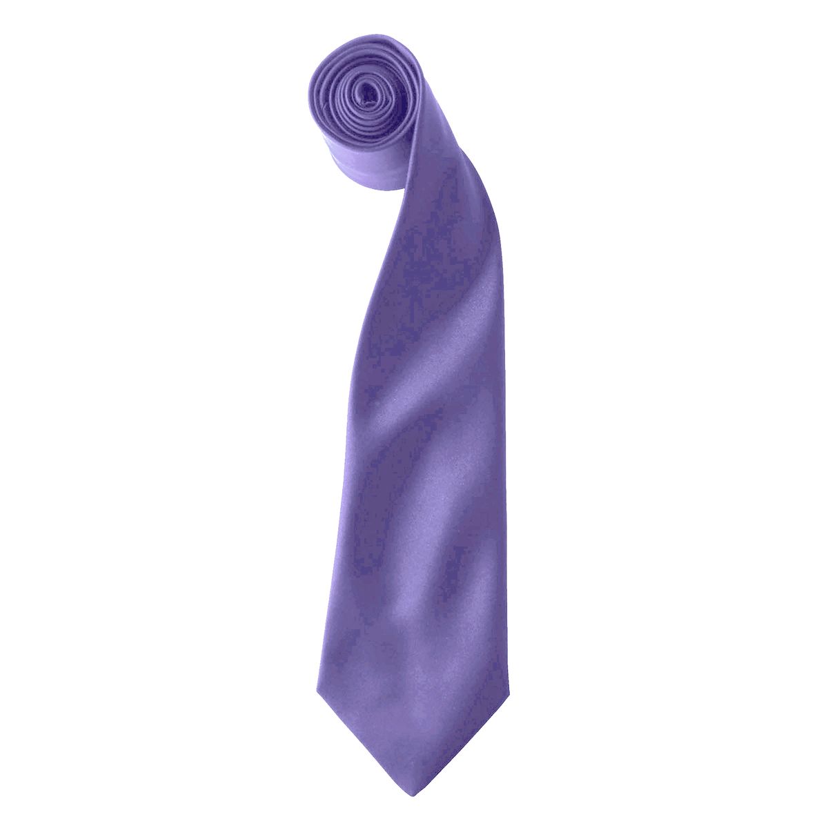 Klassische Satin Lavendel Clip-Krawatte