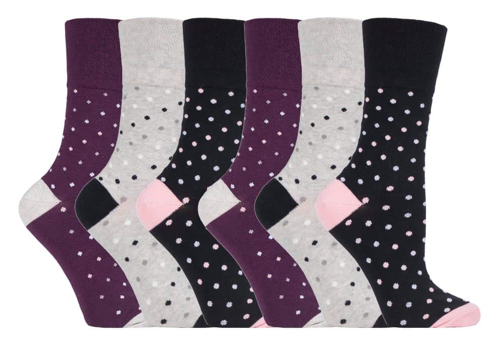 Gentle Grip - 6 Paar Damen Gentle Grip nicht elastische Socken - GG133