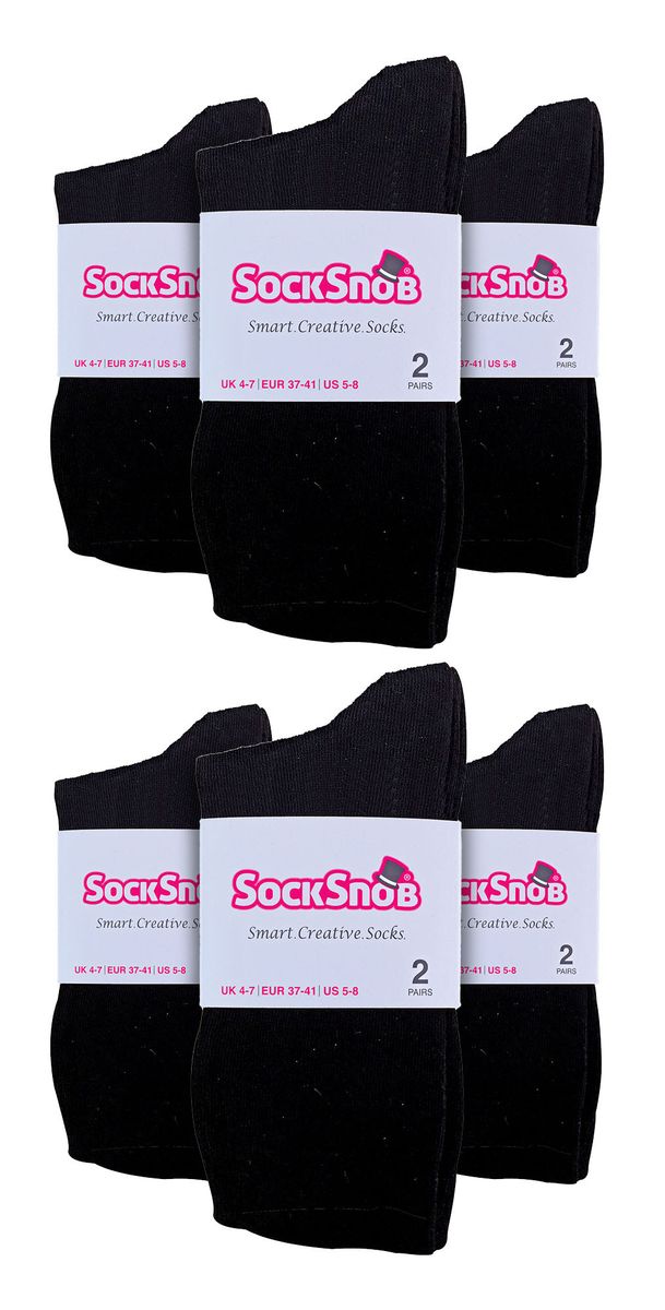 Einfache Socken mit hohem Baumwollanteil