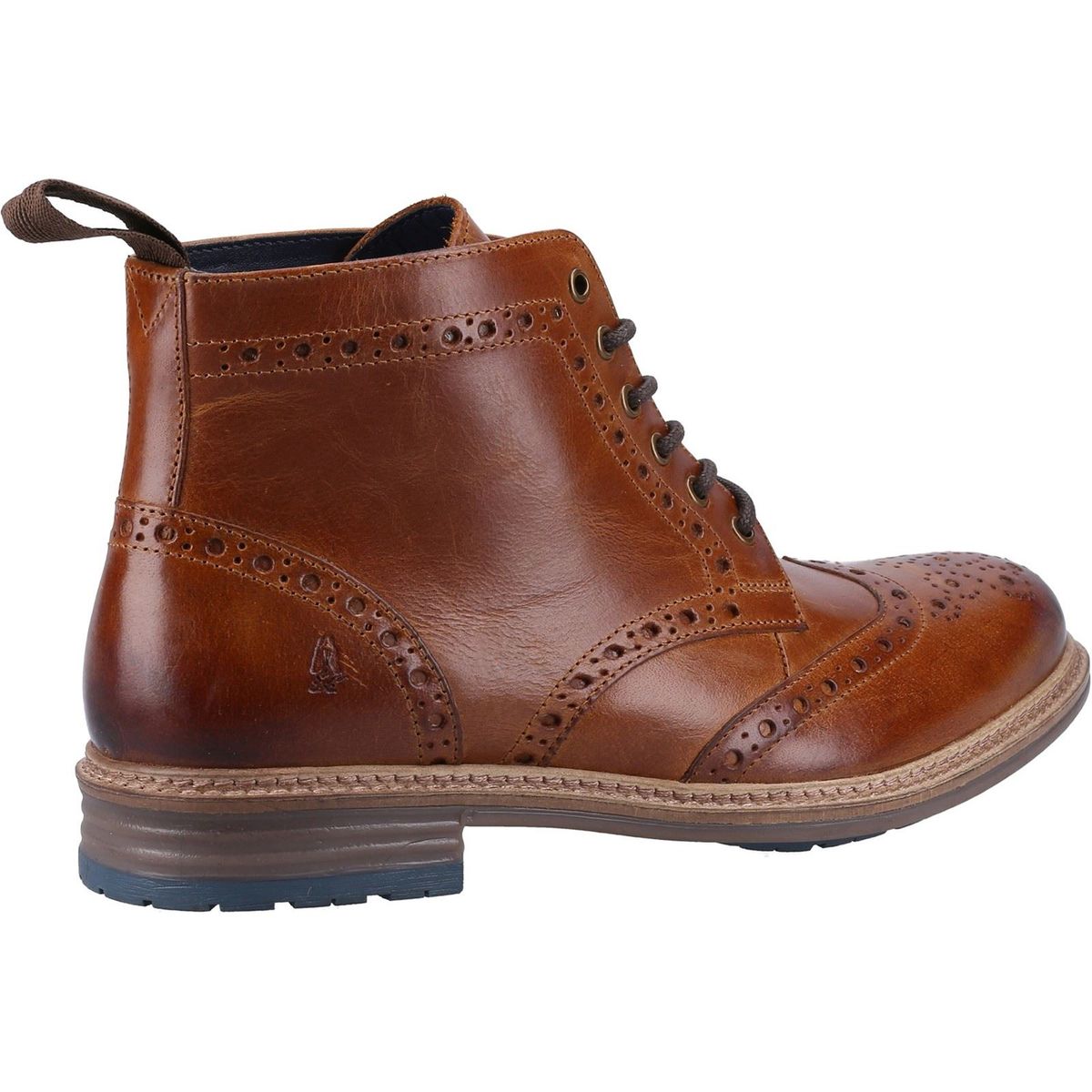 Brogue Wingtip Stiefel aus Leder