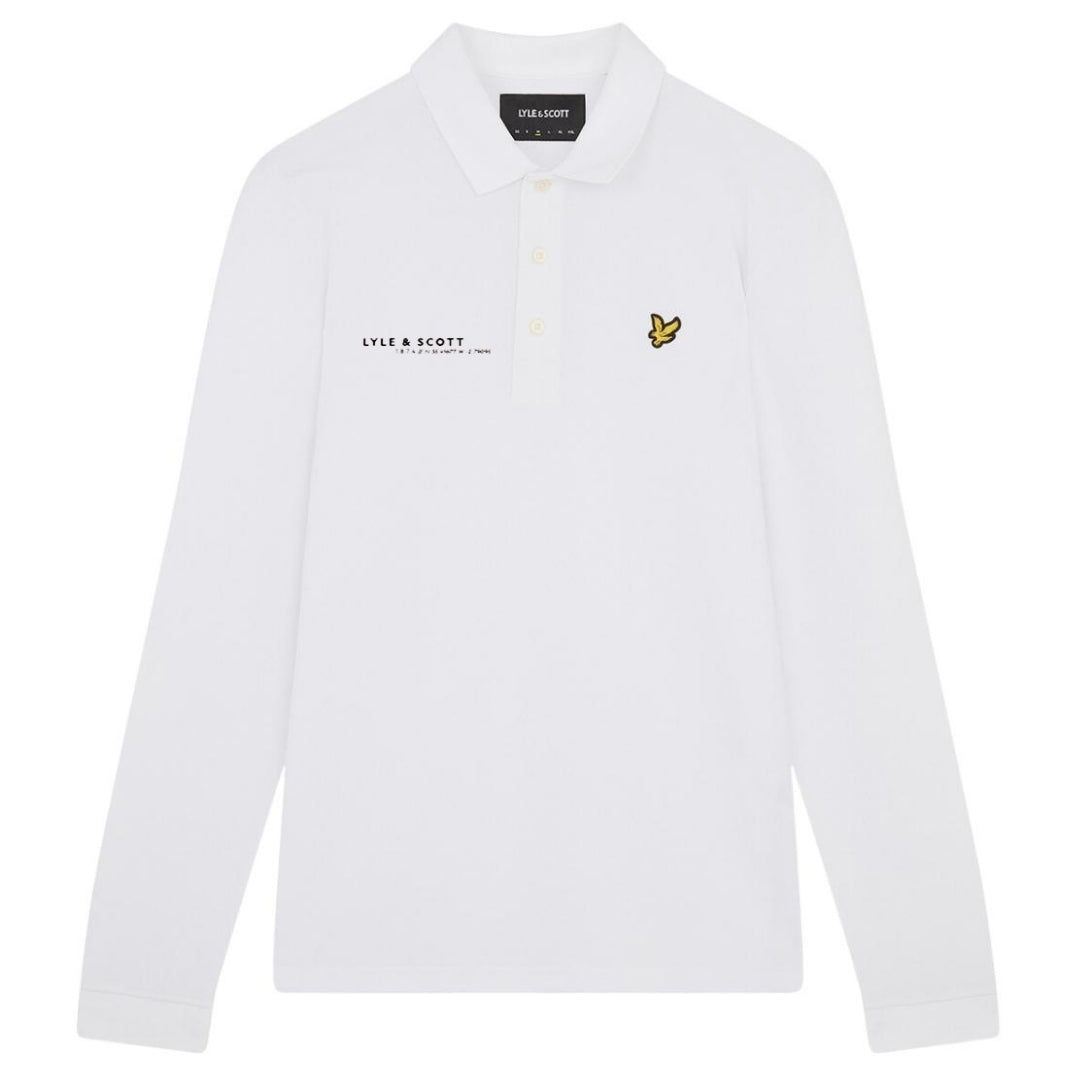 Klassisches Langarm Poloshirt