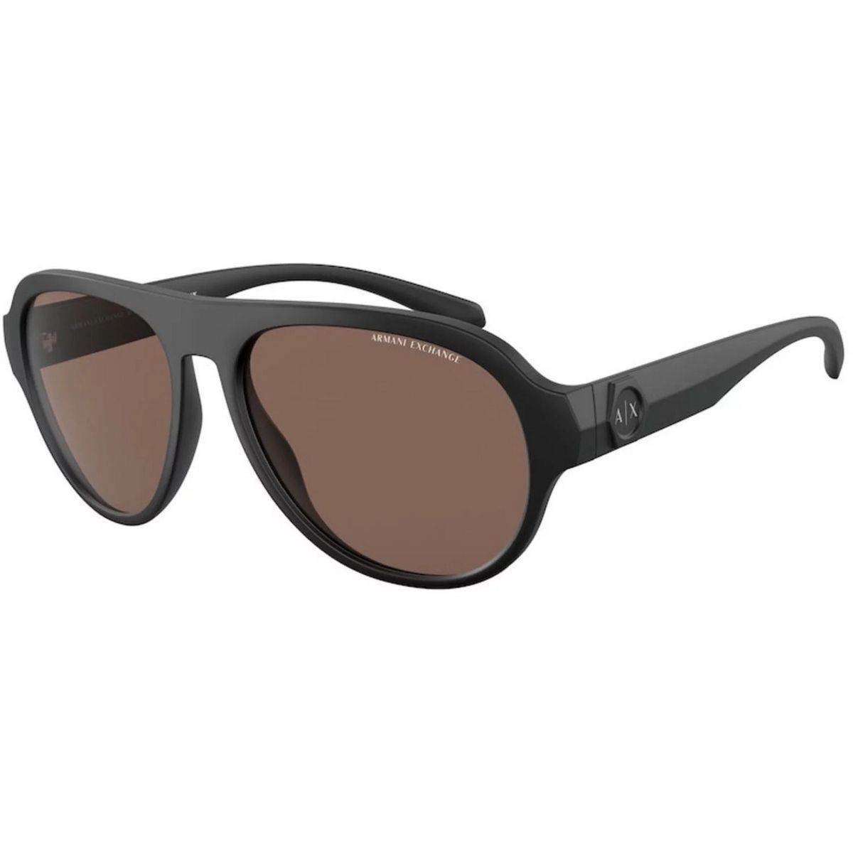 Matte Schwarze Pilotenbrille