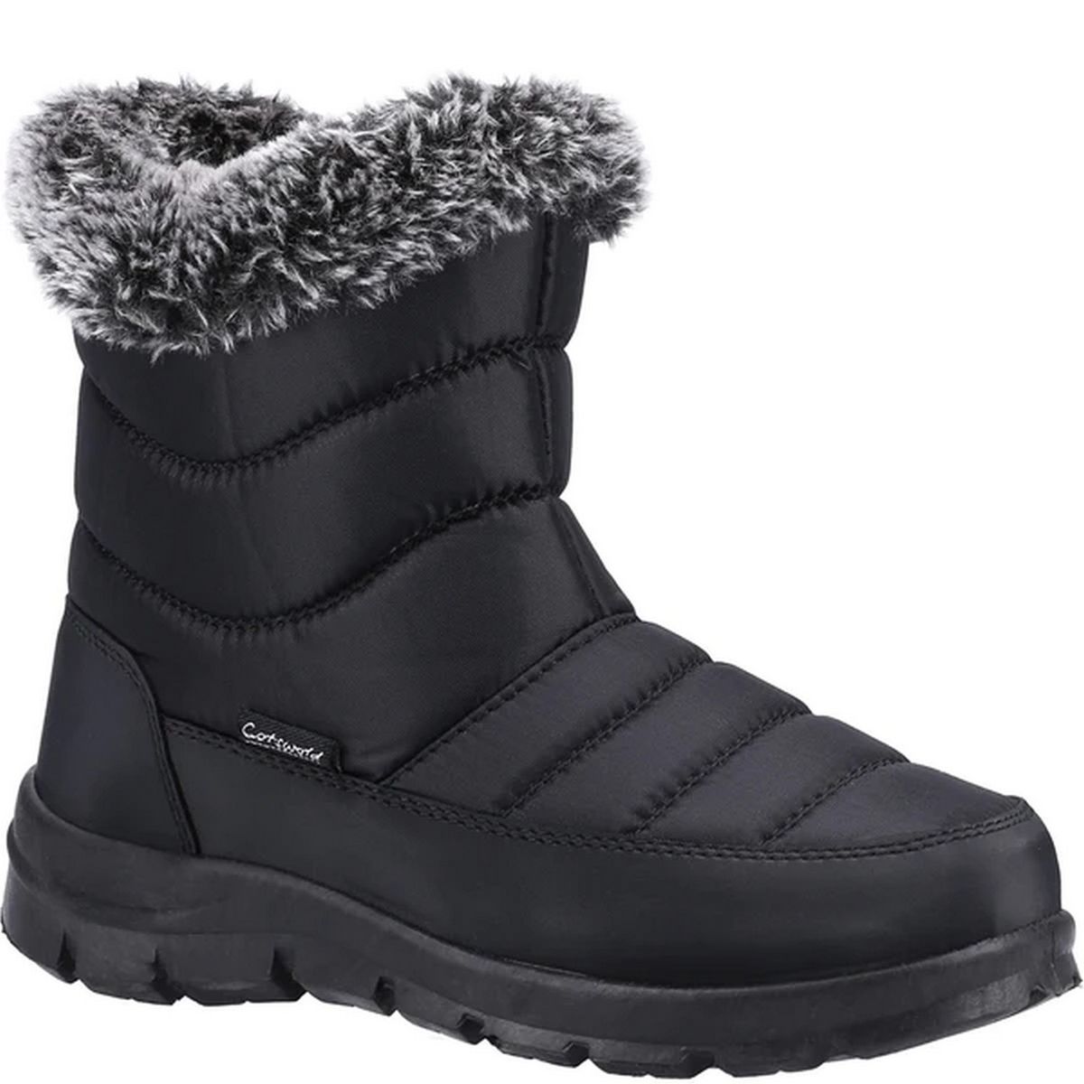 Cotswold Womens/Ladies Longleat Wellington Stiefel (Schwarz)
