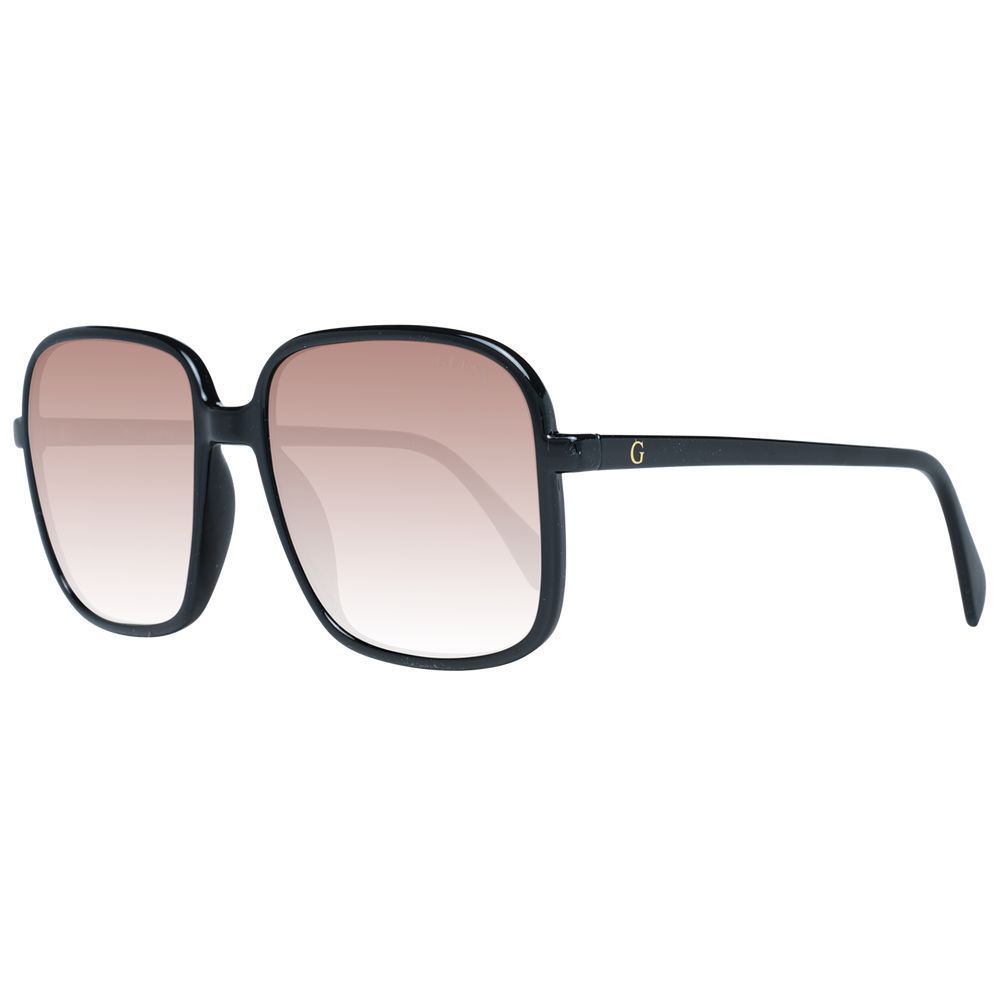 Übergroße Sonnenbrille mit quadratischem Rahmen und Farbverlaufsglas