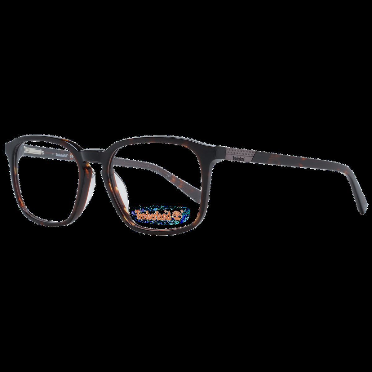 Rechteckige Vollrandbrille in Braun