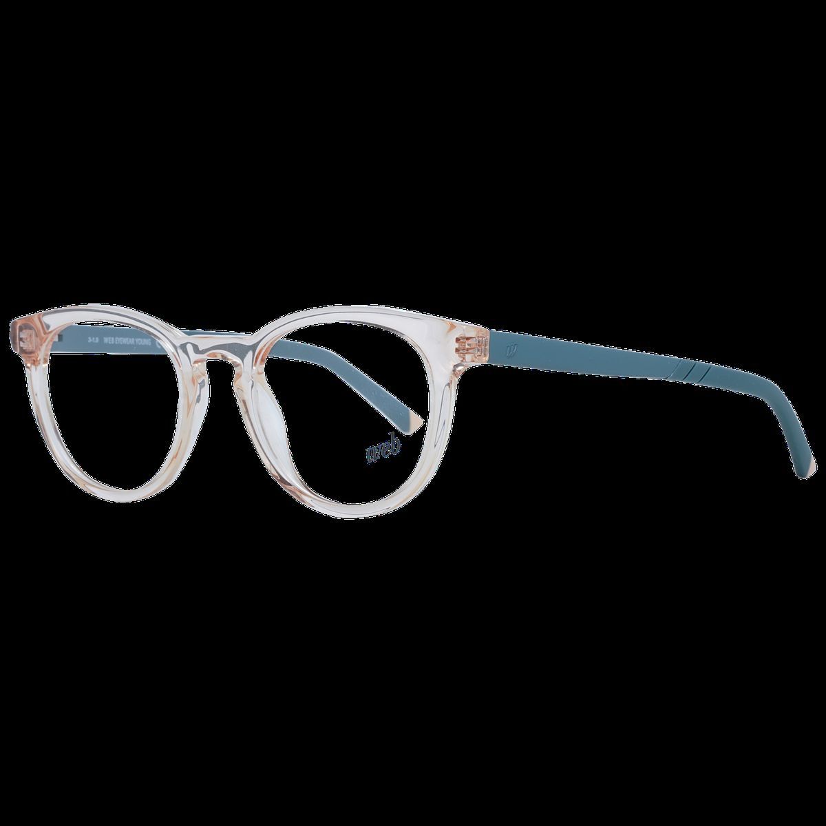 Runde Brille in Transparentrosa