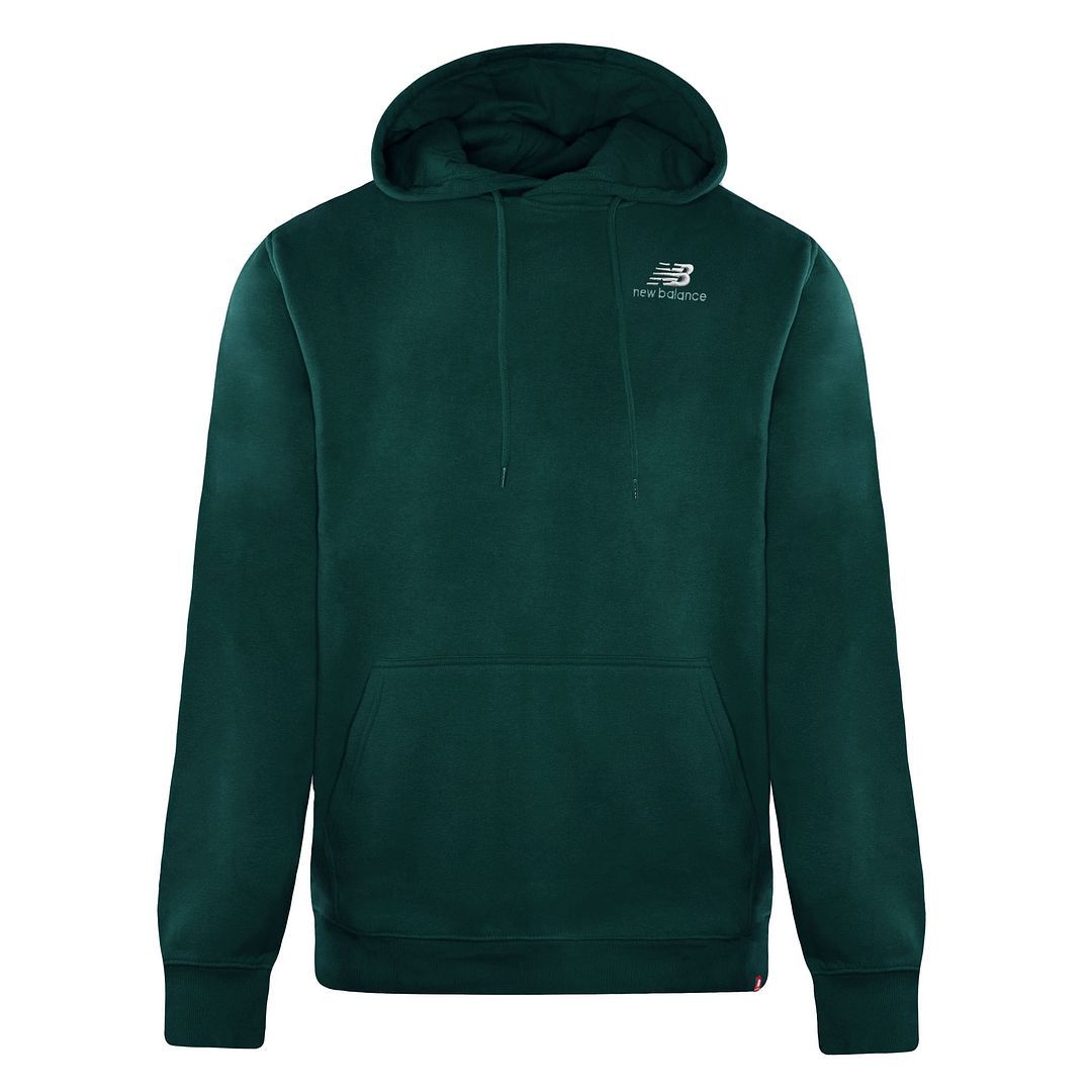 Herren Essential bestickter Kapuzenpullover