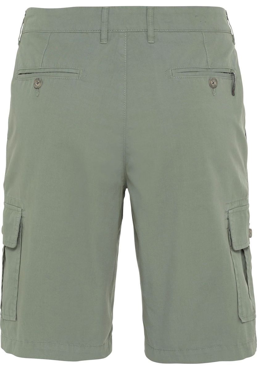Modern Fit Baumwoll Cargo Bermuda Shorts