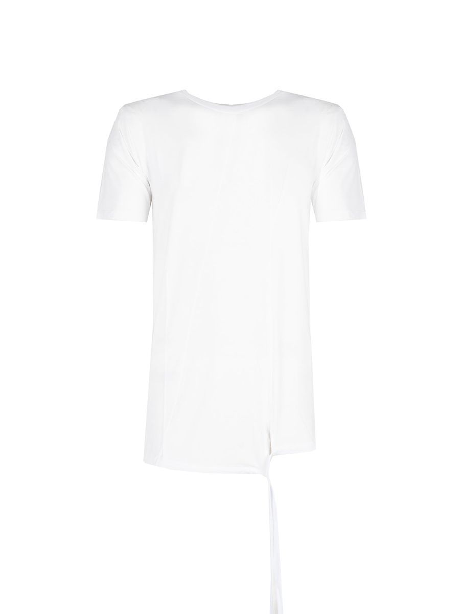 Asymmetrisches T-Shirt mit kurzem Ärmel