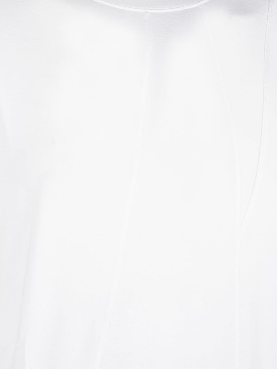 Asymmetrisches Longline-T-Shirt mit Band