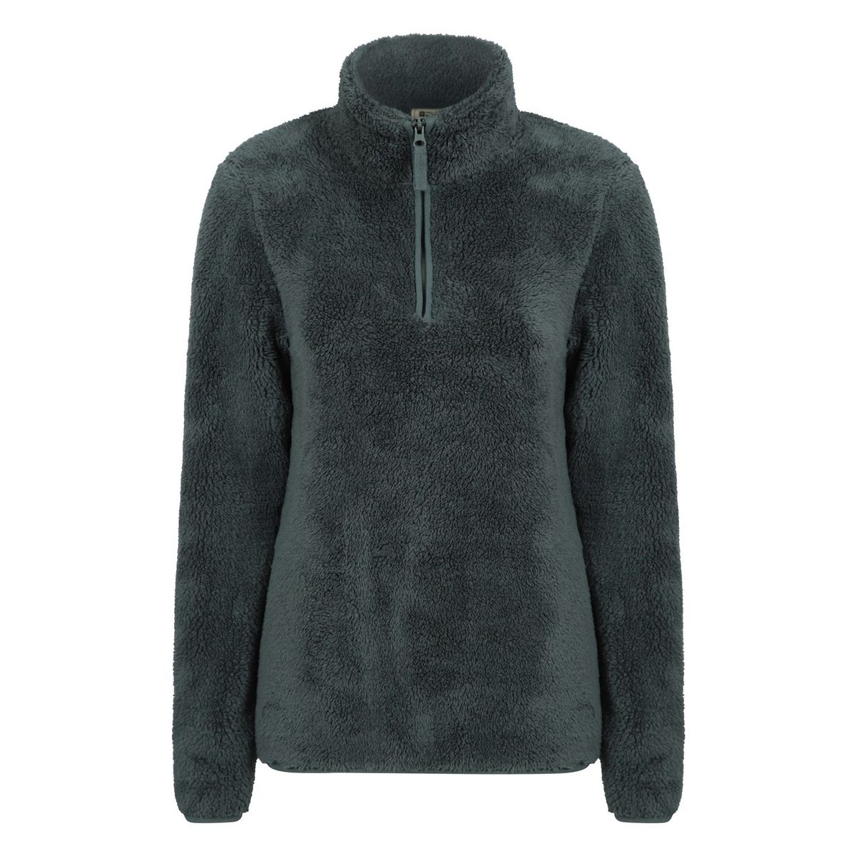 Mountain Warehouse - Fleece-Oberteil mit kurzem Reißverschluss für Damen (Grün)