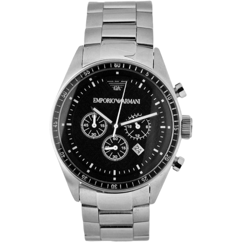 Chronograph Herrenuhr aus Edelstahl