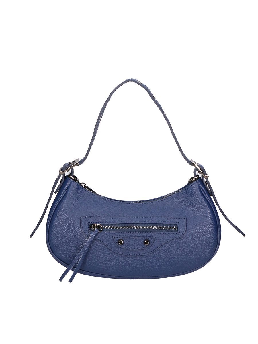 Ledertasche mit Reißverschlusstasche