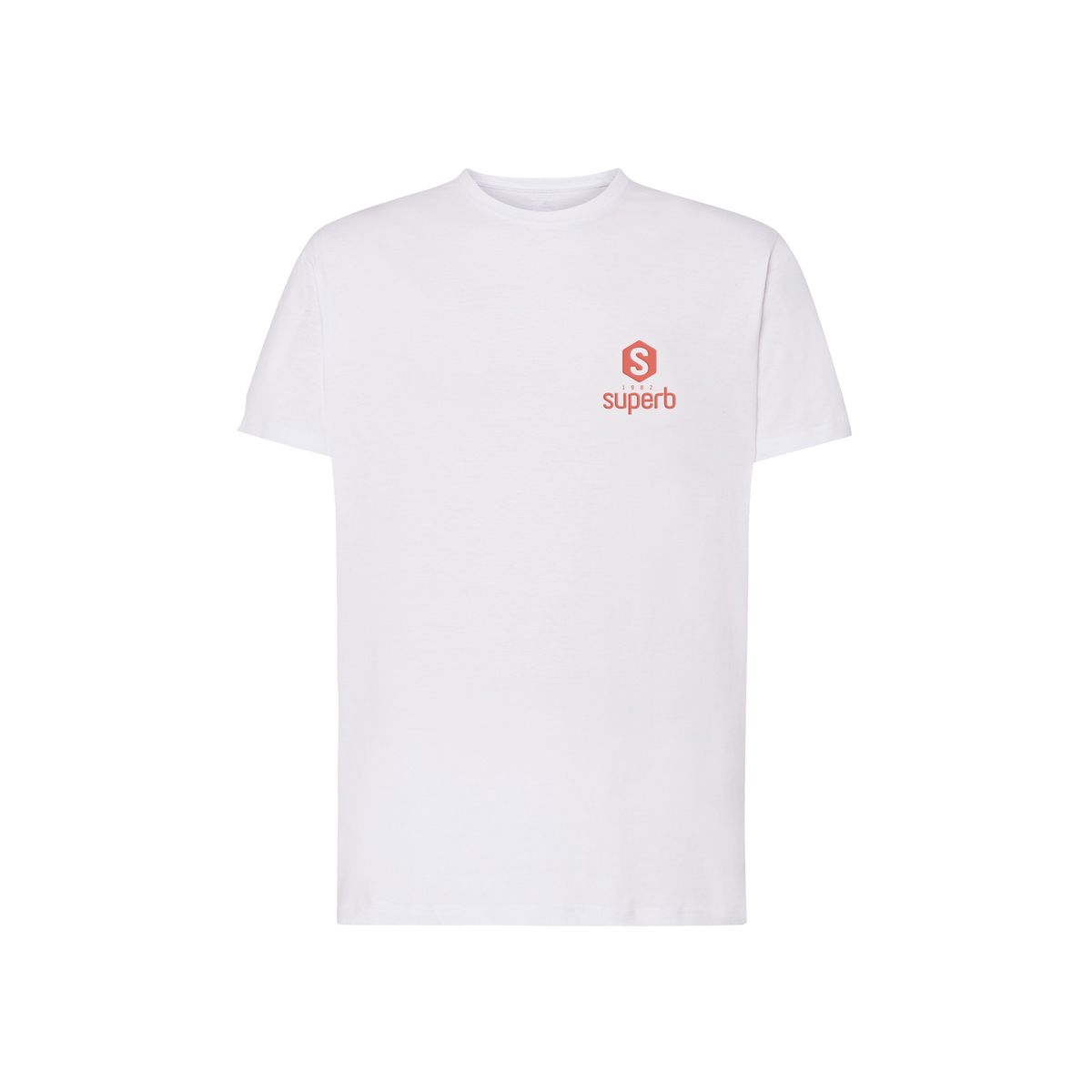 Klassisches Kurzarm-T-Shirt mit Rundhalsausschnitt