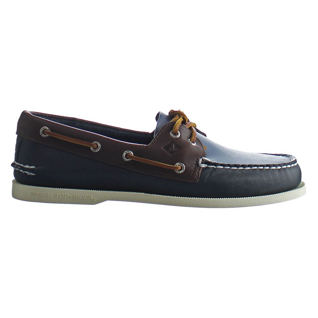 Zwei-Ösen-Leder Bootsschuh