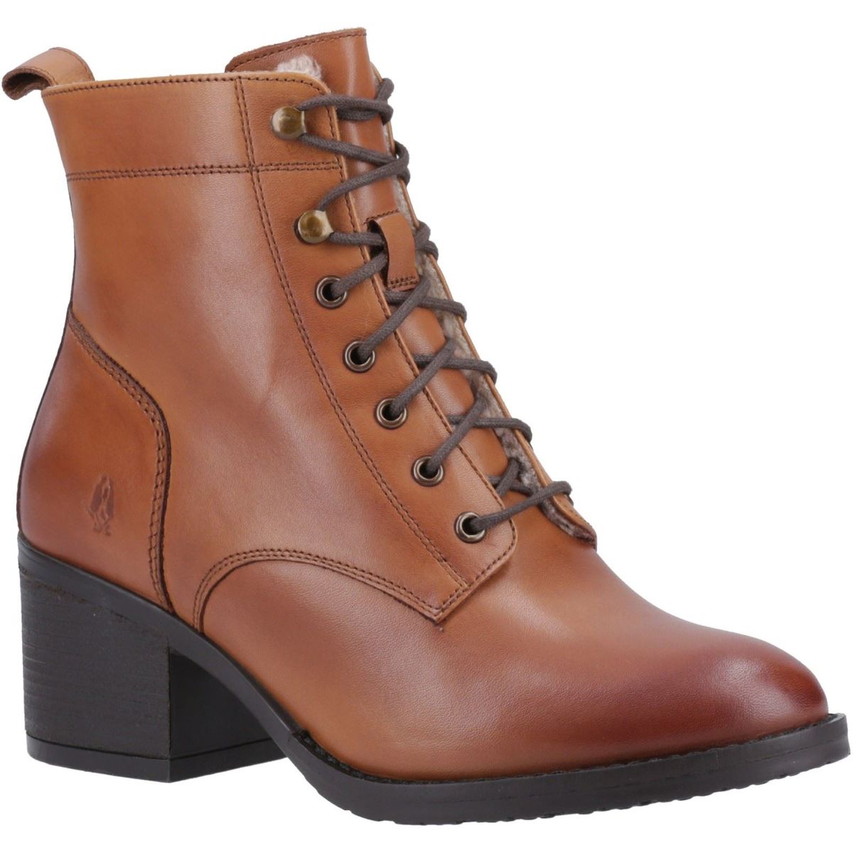 Hush Puppies Harriet Leder Damen Tan Stiefel