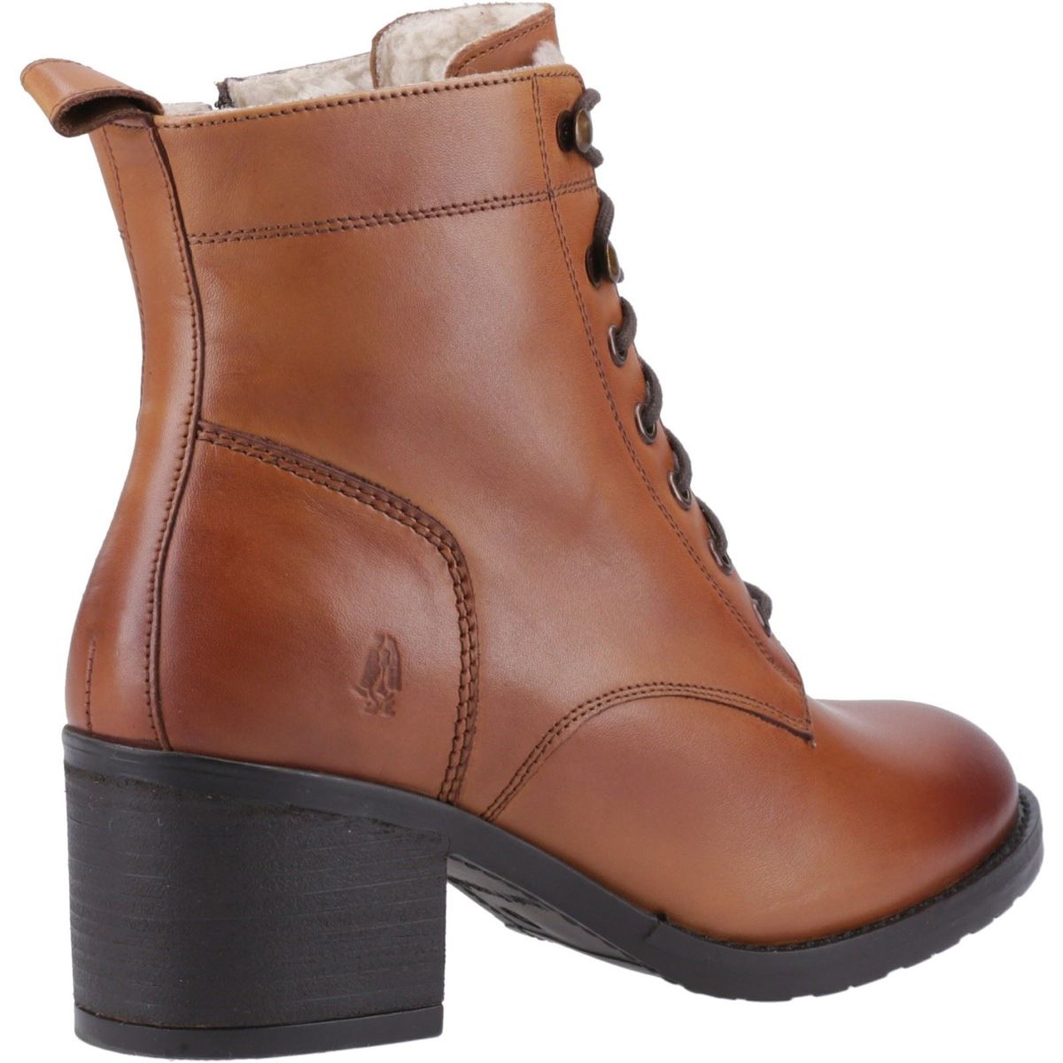 Klassische Leder-Schnürstiefeletten