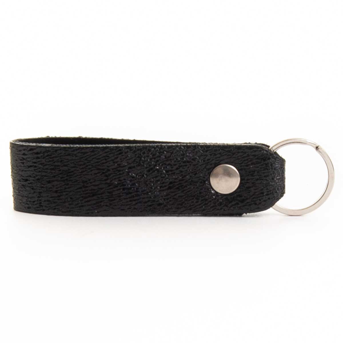 Minimalistischer Schlüsselanhänger aus Leder